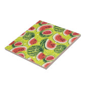 Watermeloensatroon Tegeltje (Zijkant)