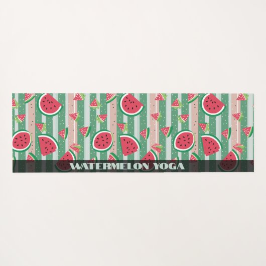 Watermeloensatroon Yogamat (Achterkant (horizontaal))