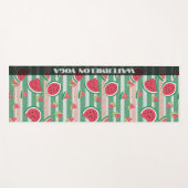 Watermeloensatroon Yogamat (Voorkant (horizontaal))