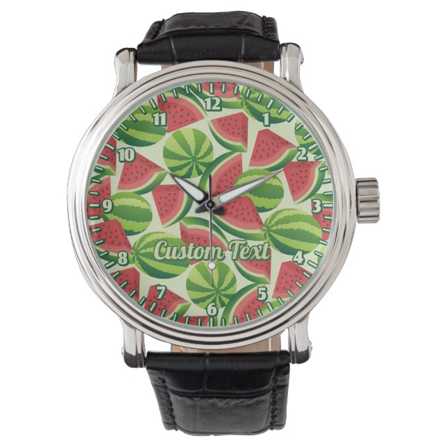 Watermeloensatroop Horloge (Voorkant)