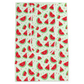 Watermeloensatroop Melon Light Green Red Medium Cadeauzakje (Achterkant)