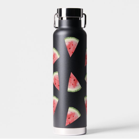 Watermeloenschijfpatroon waterfles (Voorkant)