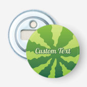 Watermeloenschil Flesopener Button Flesopener (Voorkant)