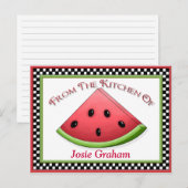 Watermeloensecards Briefkaart (Voorkant / Achterkant)