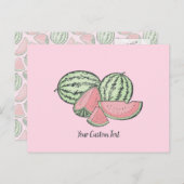 Watermeloensettes Briefkaart (Voorkant / Achterkant)