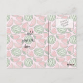 Watermeloensettes Briefkaart (Achterkant)