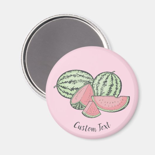 Watermeloensettes Magneet (Voorkant / Achterkant)