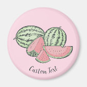 Watermeloensettes Magneet (Voorkant)