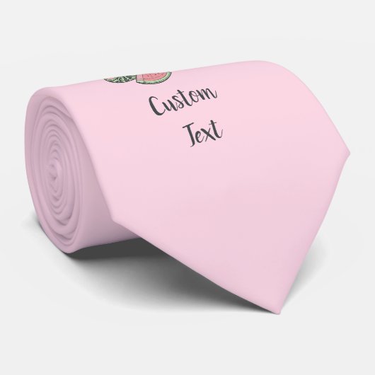 Watermeloensettes Stropdas (Opgerold)