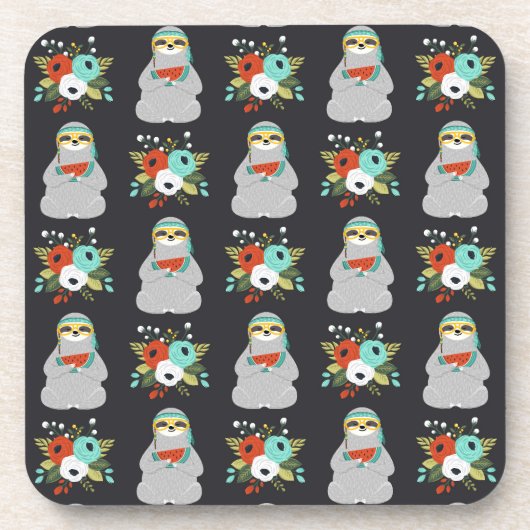 Watermeloenslag Bier Onderzetter (Voorkant)