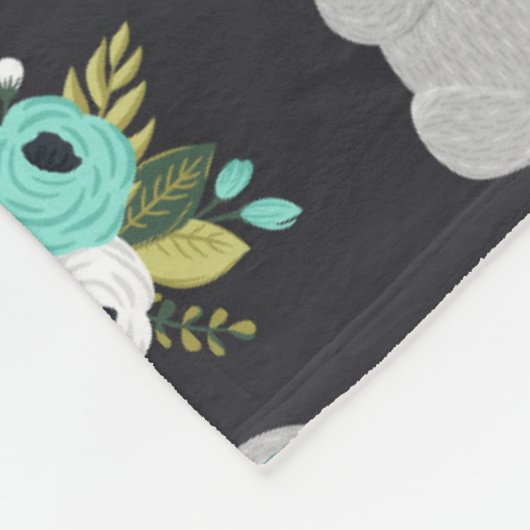 Watermeloenslag Fleece Deken (Hoek)