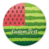 Watermeloenslag keramische knop (Voorkant)