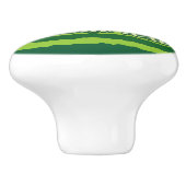 Watermeloenslag keramische knop (Zijkant)