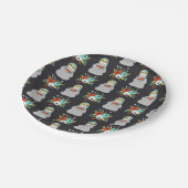 Watermeloenslag Papieren Bordje (Gekanteld)