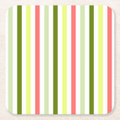 Watermeloenslag Thin Kartonnen Onderzetters (Voorkant)