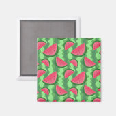 Watermeloenslagen Patroon Magneet (Voorkant / Achterkant)