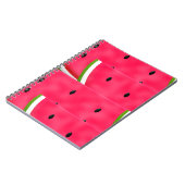 Watermeloenslagen Patroon Notitieboek (Linkerzijde)