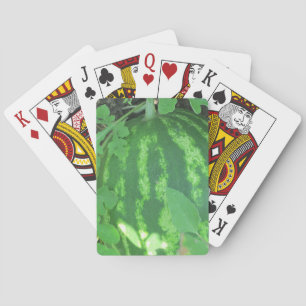 Watermeloenslagkaarten Pokerkaarten