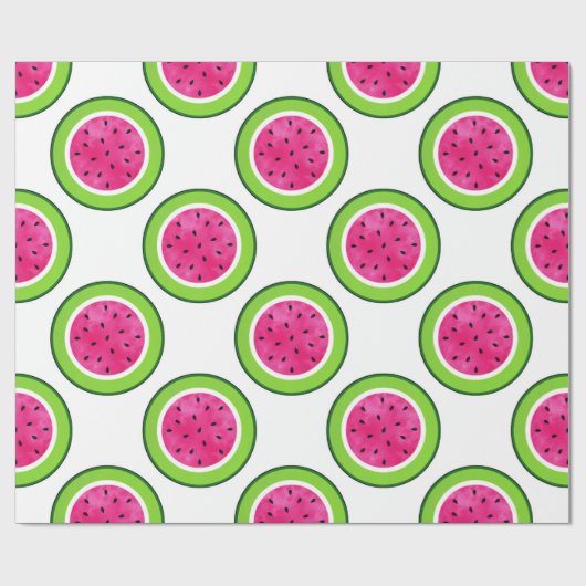 Watermeloenslantaarn Cadeaupapier (Vlak)