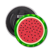 Watermeloenslantaarnzomerfruit met zwoerd button flesopener (Voorkant)
