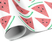 watermeloenslijmpatroon cadeaupapier (Rol Hoek)