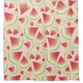 Watermeloenslijmpatroon Douchegordijn (Voorkant)