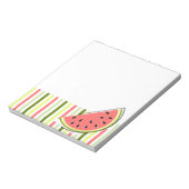 Watermeloenslijmstripe dunne notitieblok (Linkerzijde)