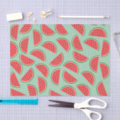 Watermeloenslikken Patroonvruchten Tissuepapier (Craft)