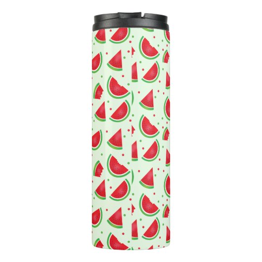 Watermeloensmelt Melon Summer Light Green Thermosbeker (Achterkant)