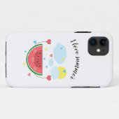 Watermeloensnijd, tekst, "Ik hou van de zomer" Case-Mate iPhone Case (Achterkant (horizontaal))