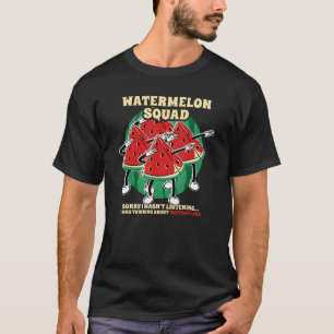 Watermeloensnijper u2013 Funny meloen zomervrucht T-shirt