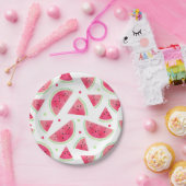 Watermeloensoort met Waterverf Papieren Bordje (Feest)