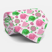 Watermeloensschilderpatroon Stropdas (Opgerold)