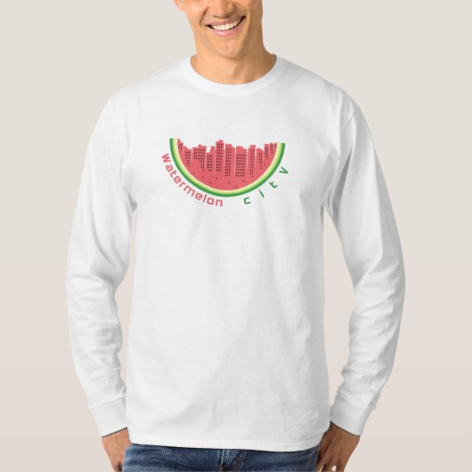 Watermeloenstad T-shirt (Voorkant)