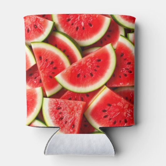 watermeloenstijl blikjeskoeler (Achterkant)