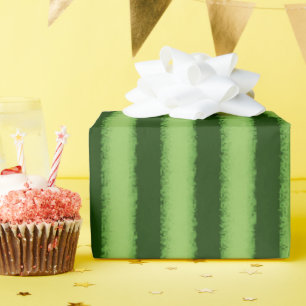 Watermeloenstreep (grootschalig) cadeaupapier