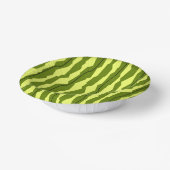 Watermeloenstripe Papieren Kommen (Gebogen)