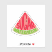 watermeloensuiker sticker (Vel)