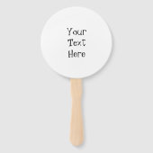 Watermeloenswittekst Handwaaier (Achterkant)