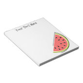 Watermeloenswittekst Notitieblok (Schuin)