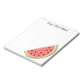 Watermeloenswittekst Notitieblok (Linkerzijde)