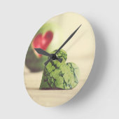 Watermeloenteklok eten ronde klok (Hoek)