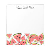 Watermeloentekst Notitieblok (Voorkant)