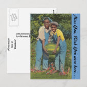 Watermeloentijd in Dixieland Briefkaart (Voorkant / Achterkant)
