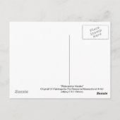 Watermeloenverkoper Briefkaart (Achterkant)