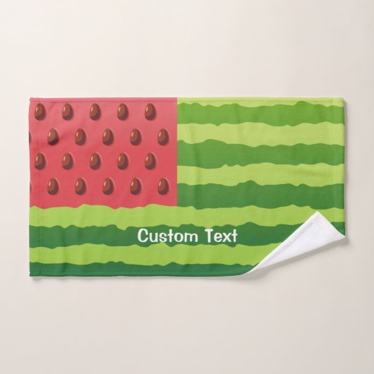 Watermeloenvlag Bad Handdoek (Handdoek)