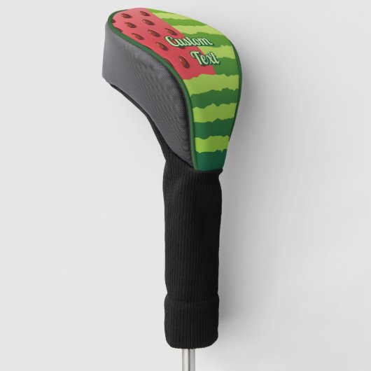 Watermeloenvlag Golfheadcover (Schuin)