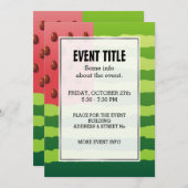 Watermeloenvlag Kaart (Voorkant / Achterkant)