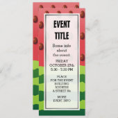 Watermeloenvlag Kaart (Voorkant / Achterkant)