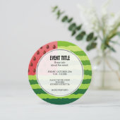 Watermeloenvlag Kaart (Staand voorkant)